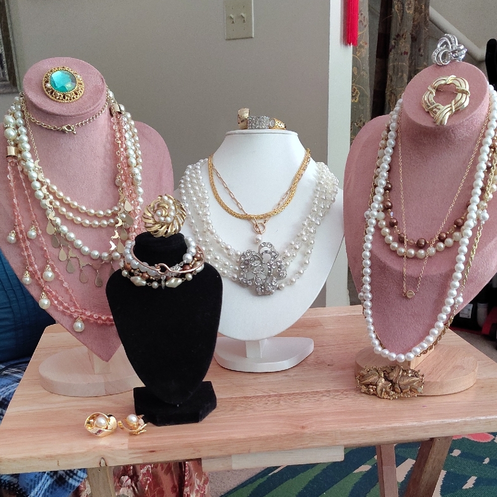 Gold and Pearl Layered Necklace